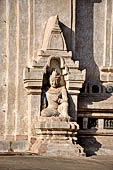 Ananda temple Bagan, Myanmar. Dvarapala statues on either side of temple entrances. 